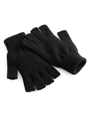 RĘKAWICZKI ZIMOWE Fingerless Gloves BLACK L/XL