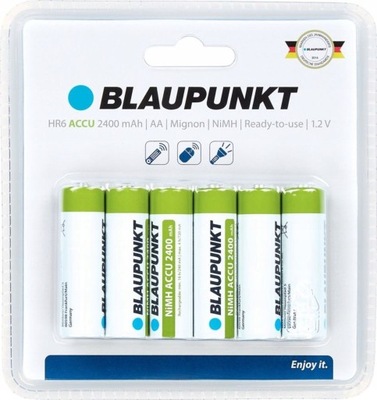 Akumulatorki baterie BLAUPUNKT R6 AA 2400mAh 6szt.