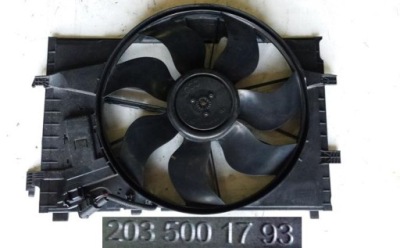 Вентилятор радиатора mercedes c w203 clk w209 2035001793 фото №1