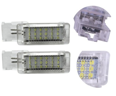 Led ліхтарі салону vw caddy 2004 cc 2012 eos 2006 golf 2006 golf plus 2005 фото №1