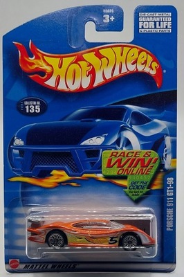 Hot wheels 2001r Porsche 911 GT1-98