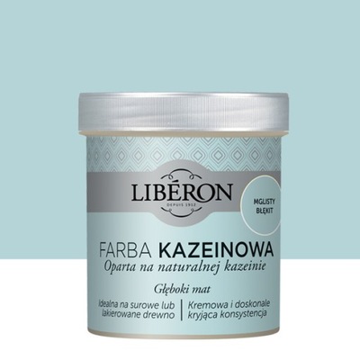 LIBERON FARBA KAZEINOWA 0,5L MGLISTY BŁĘKIT