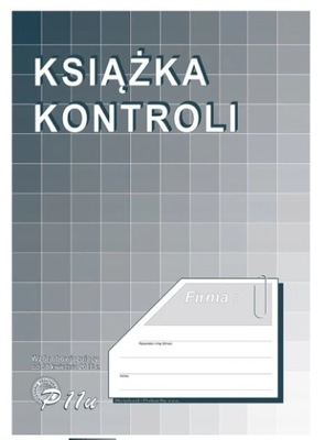 KSIĄŻKA KONTROLI A4 MICHALCZYK PROKOP P11u