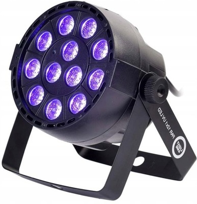 LIGHT4ME PAR 12x1 UV LED reflektor ultrafioletowy mały wydajny lekki