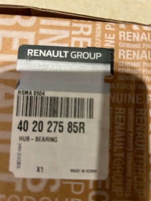 Ступиця колеса задня renault nissan оригінальний номер koleos 402027585r фото №1