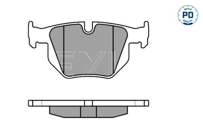 MEYLE ZAPATAS DE FRENADO PARTE TRASERA BMW X5 E70 X5 F15 F85 X6 E71 E72 X6 F16  