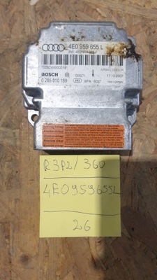 Модуль подушка безопасности audi a8 d3 4e0959655l 4e0910655f фото №1