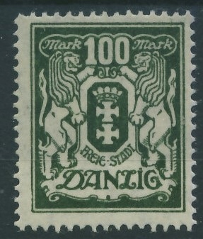 W.M. Gdańsk 100 mark - Herb