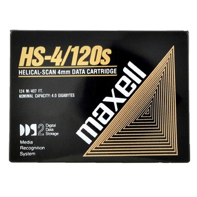 Kaseta Maxell HS-4/120s 4mm Data Cartridge 4GB 124m DDS2 MRS