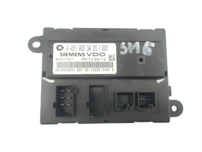 Smart fortwo ii модуль блок управления a4519003401 фото №1