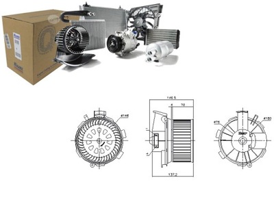 VENTILADOR SOPLADORES CITROEN C2 C2 ENTERPRISE C3 I C3 PLURIEL PEUGEOT  