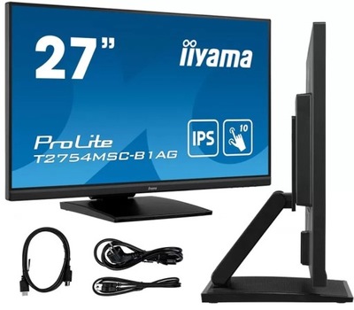 Monitor dotykowy iiyama T2754MSC-B1AG 27" IPS, Antyrefleks, VGA, HDMI