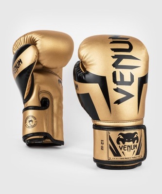 Venum Rękawice Bokserskie Elite Gold/Black 14OZ