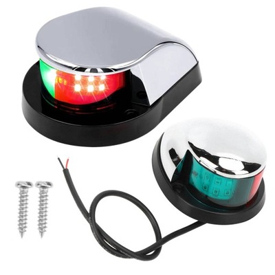 LAMPA NAWIGACYJNA DZIOBOWA ŚWIATŁO LAMPKA DO ŁODZI JACHTU LED 12V