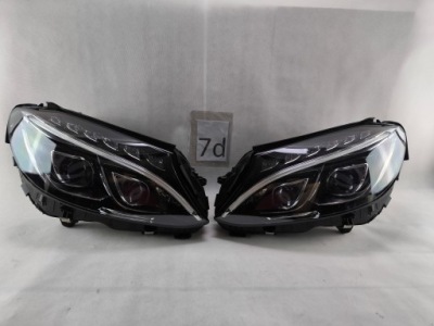 Mercedes c 205 full led ils лівий праві фара фара w205 фото №1