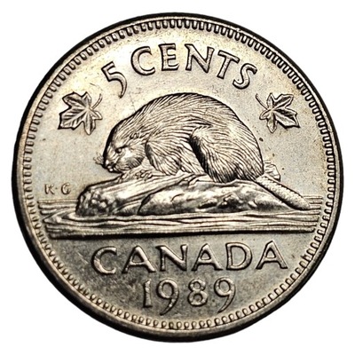 5 CENTS 1989 Kanada