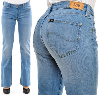 LEE spodnie BLUE regular jeans MARION BOOT_W30 L33