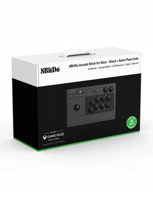 8BITDO ARCADE STICK KONTROLER XBOX / WINDOWS / 1 MIESIĄC GAME PASS / BLACK