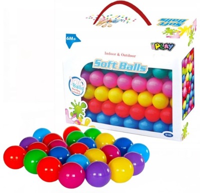 Piłki Kulki Piłeczki do Suchego Basenu Kojca Namiotu dla Dzieci 100 sztuk