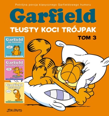 Garfield Tłusty koci trójpak Tom 3 Jim Davis