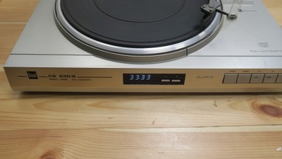Gramofon z napędem Direct Drive DUAL CS 630Q