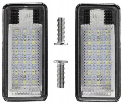 POTENTE COLOR CLARO ILUMINACIÓN TABLAS REJESTRACYJNEJ DIODO LUMINOSO LED AUDI A3 A4 A5 A6 6500K  