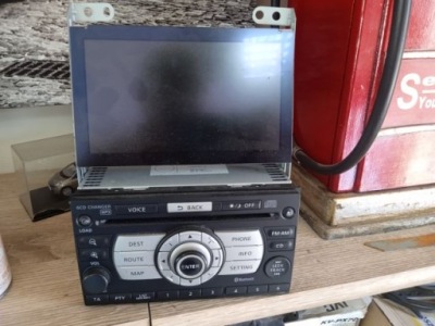 Nissan x-trail t31 радио навигация gps дисплей экран kpl. фото №1