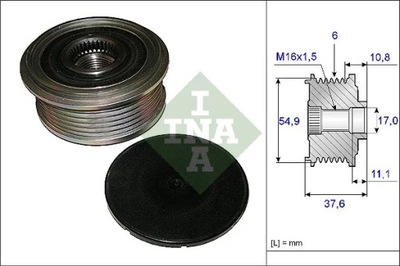 INA 535012310 EMBRAGUE ALT.  