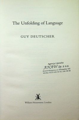 The Unfolding of Language