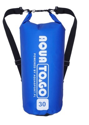 Torba Worek wodoszczelny AQUA TO.GO 30L MOCNY blu