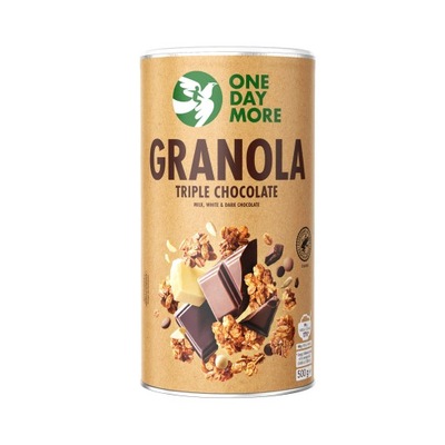 GRANOLA POTRÓJNIE CZEKOLADOWA ONEDAYMORE 400G