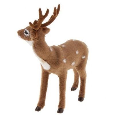 6X Witryna sklepowa z lalkami bożonarodzeniowymi jeleniami