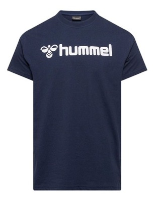 Y1231 HUMMEL LOGO KOSZULKA męska T-SHIRT XL