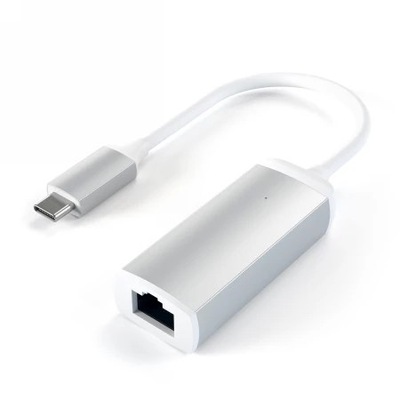 SATECHI TYPE-C TO GIGABIT ETHERNET ADAPTER SILVER