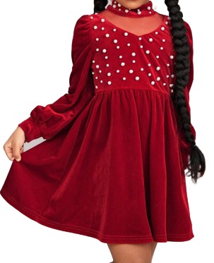 Elegancka Sukienka Czerwona Daisy czerwień, 110
