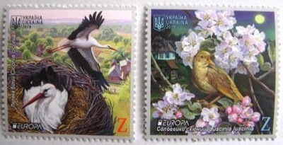 Ukraina - Mi 1796/97 - ptaki Ukrainy