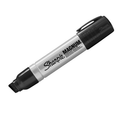 Marker Sharpie Metal large ścięty czarny