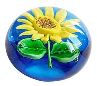 MURANO KULA SZKLANY PRZYCISK DO PAPIERU NR 11