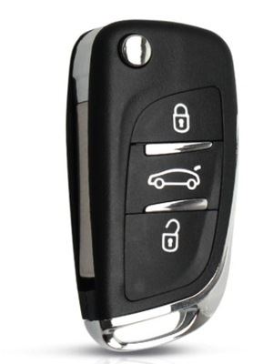 Ключ корпус citroen c4 c5 c6 c8 фото №1