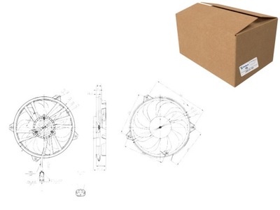 VENTILADOR DEL RADIADOR CITROEN SSBERLINGO SSPEUGEOTSSPARTNERSS1.4ISS06.96-  