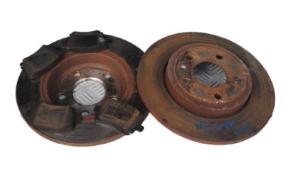 Гальмівні диски гальмівні гальмівні колодки задня 288mm audi a4 b7 2.5 фото №1