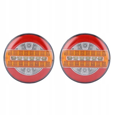 2 PIEZAS 24 V DIODO LUMINOSO LED JUEGO DE LUZ TRASEROS REMOLQUE  