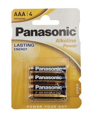 BATERIA ALKALICZNA PANASONIC R3 AAA 4 SZT.