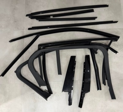 Набір молдинг 1 прокладка дверей bmw f40 shadow line фото №1