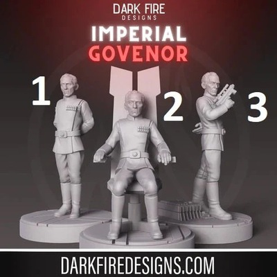 The Imperial Governor model pasuje do gry StarWars Legion all