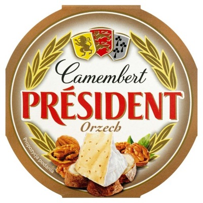 Président Camembert Orzech Ser 120 g