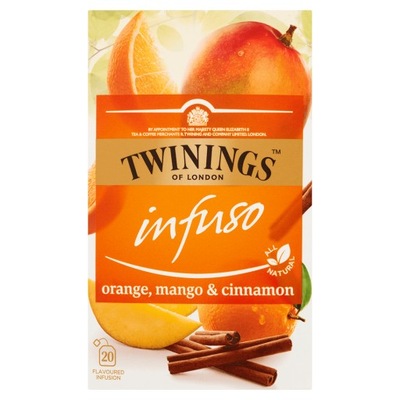 TWININGS Herbata Pomarańcza Mango Cynamon 20t 40g