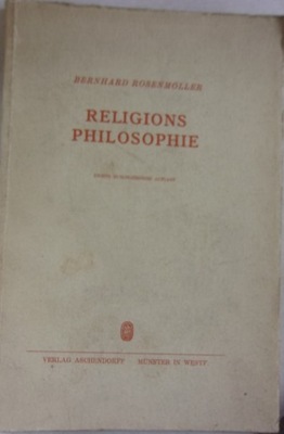 Religions Philosophie1939 r.