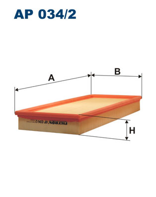 ФІЛЬТР ПОВІТРЯ ФІЛЬТРON AP034/2 AP0342