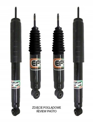 Nissan patrol y60 pickup ресори - комплект 4x амортизатори elite 50mm lift фото №1